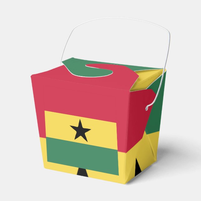 Ghana Flag Emblem Presentaskar (Framsidan Sidan)