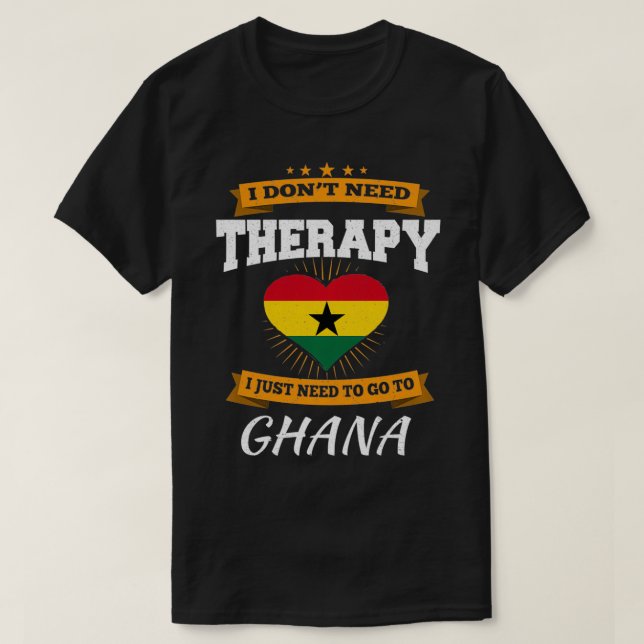 Ghana Flag I Vacation Ghana Pullover  T Shirt (Design framsida)