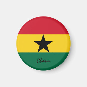 Ghana flagga & African - trip/sportfantasts Magnet
