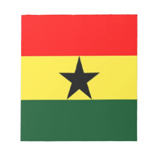 Ghana flagga anteckningsblock