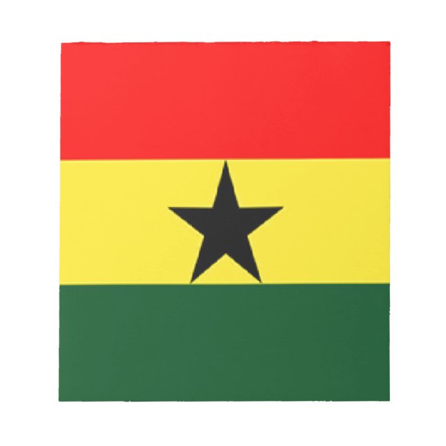 Ghana flagga anteckningsblock (Framsida)