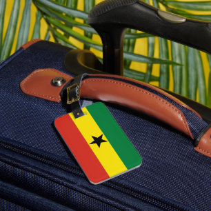 Ghana flagga bagagebricka