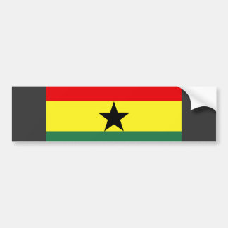 Ghana flagga bildekal