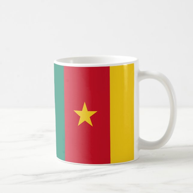 Ghana Flagga Ceramic Mugg (Höger)