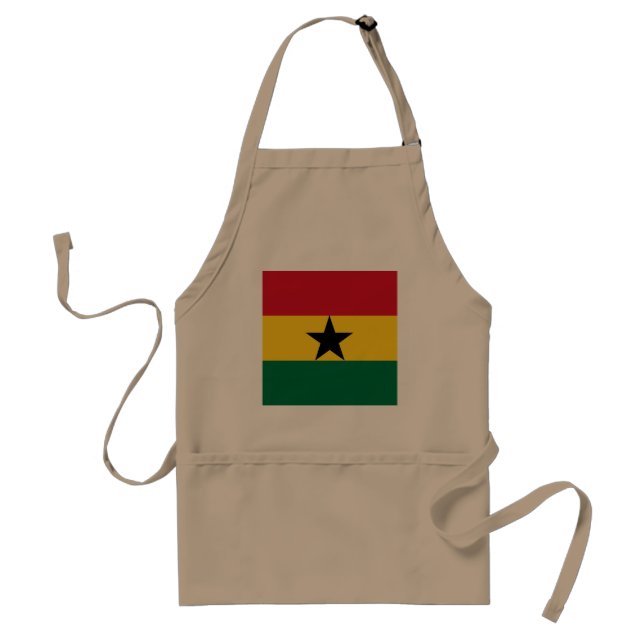Ghana Flagga Förkläde (Framsidan)