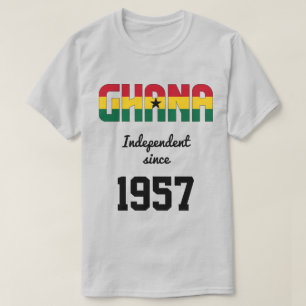 Ghana Flagga Independence Firande T-Shirt