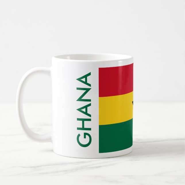 GHANA FLAGGA KAFFEMUGG (Vänster)