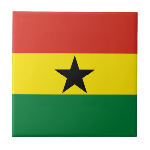 Ghana flagga kakelplatta