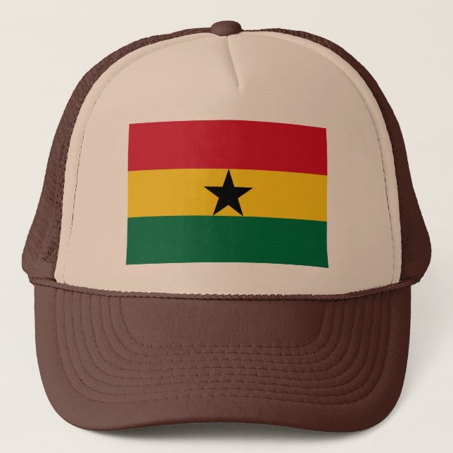 Ghana-Flagga Keps (Framsida)