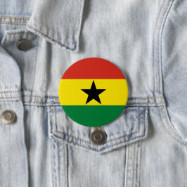 Ghana flagga knapp
