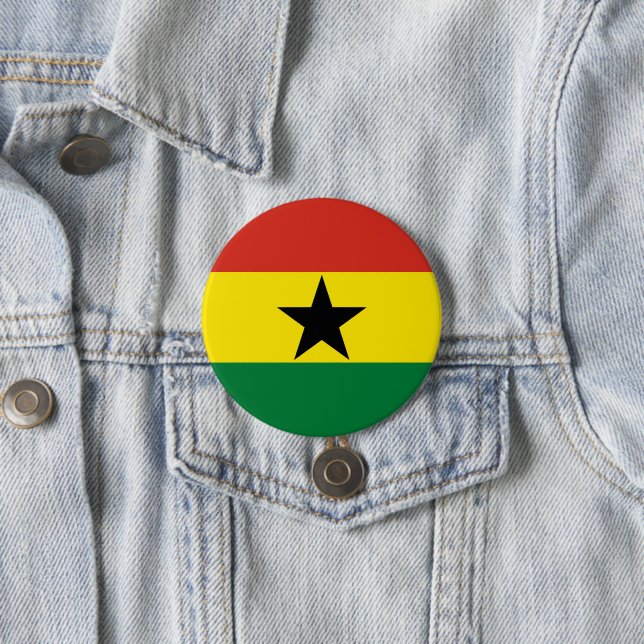 Ghana flagga knapp (In Situ)