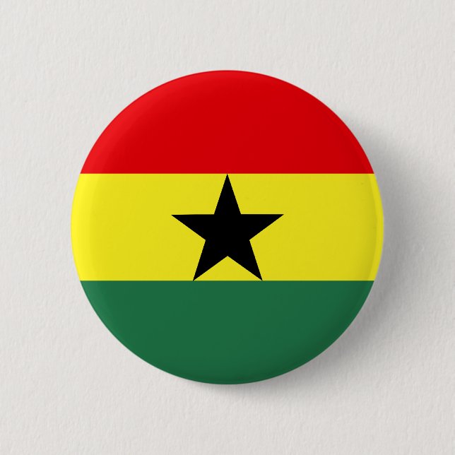 Ghana flagga knapp (Framsida)