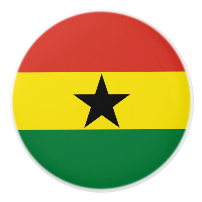 Ghana flagga knopp (Framsidan)