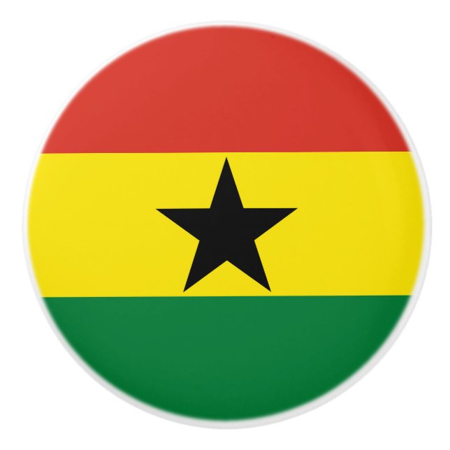 Ghana flagga knopp (Framsidan)