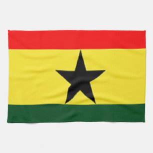 Ghana flagga kökshandduk