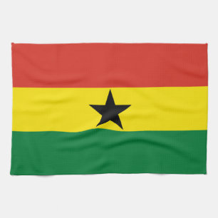 Ghana flagga kökshandduk