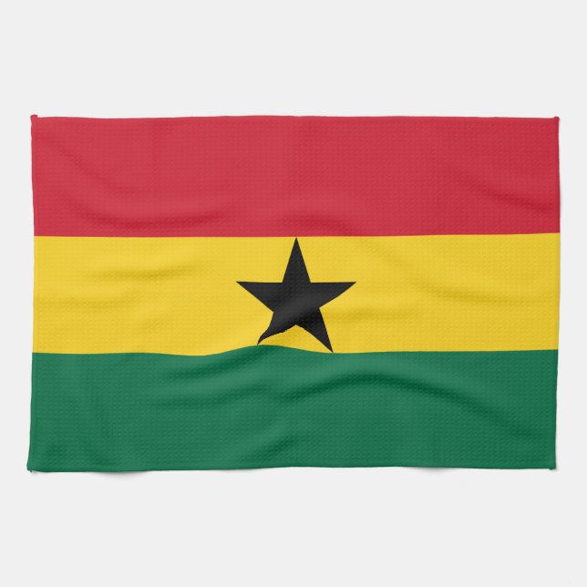 Ghana Flagga Kökshandduk (Horisontell)