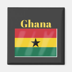 Ghana Flagga Magnet
