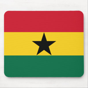 Ghana flagga Mousepad Musmatta