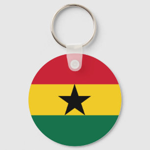 Ghana-Flagga Nyckelring