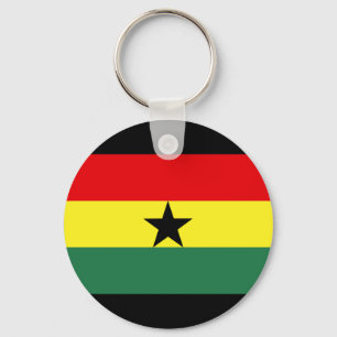 Ghana flagga nyckelring
