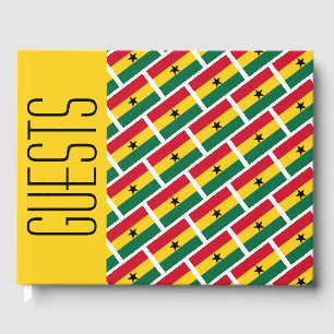 GHANA FLAGGA Patriotic Customical GULT Ghanaian Gästböcker