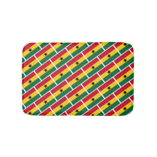 GHANA FLAGGA Patriotic Geometric Modern Badrumsmatta