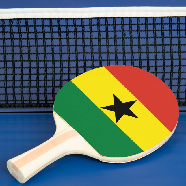 Ghana flagga pingisracket (Insitu)