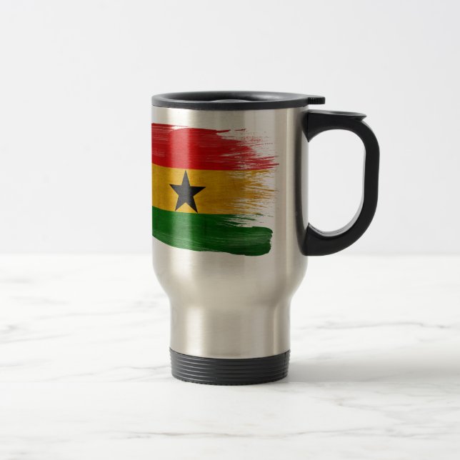 Ghana flagga resemugg (Höger)