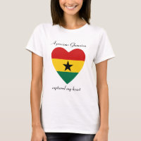 Ghana Flagga Sötnos T-Shirt