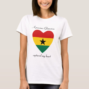 Ghana Flagga Sötnos T-Shirt