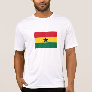 Ghana Flagga T Shirt