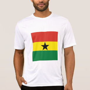 Ghana flagga t shirt