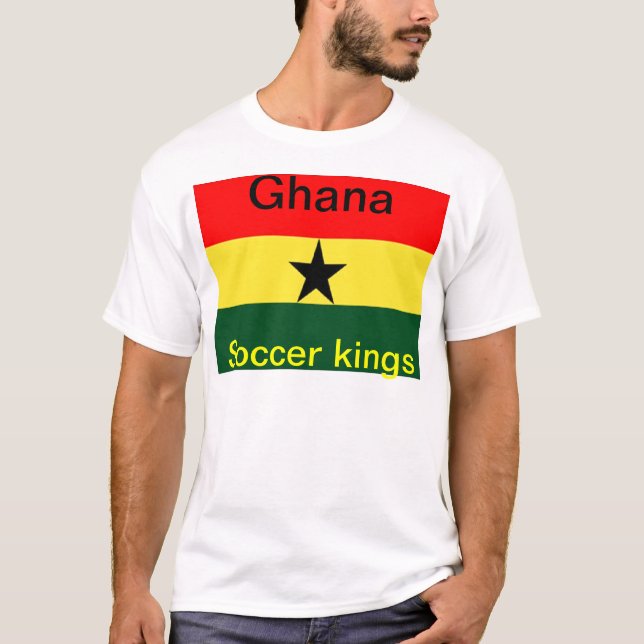 Ghana flagga t-shirt (Framsida)