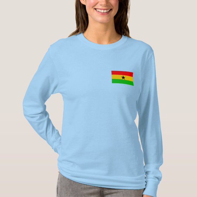 Ghana Flagga Tee (Framsida)