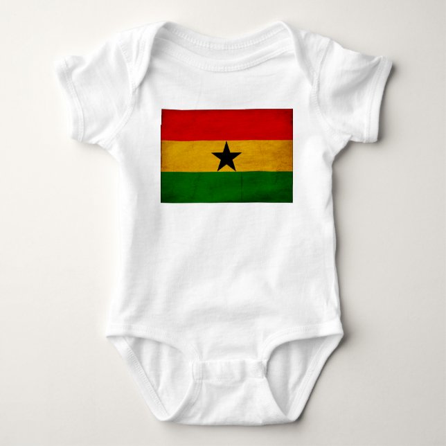 Ghana flagga tee (Framsida)