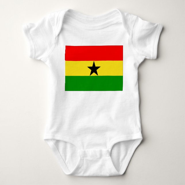 Ghana-Flagga Tee Shirt (Framsida)