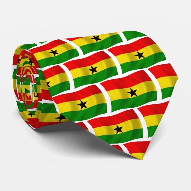 Ghana Flagga Tie Slips (Rullad)