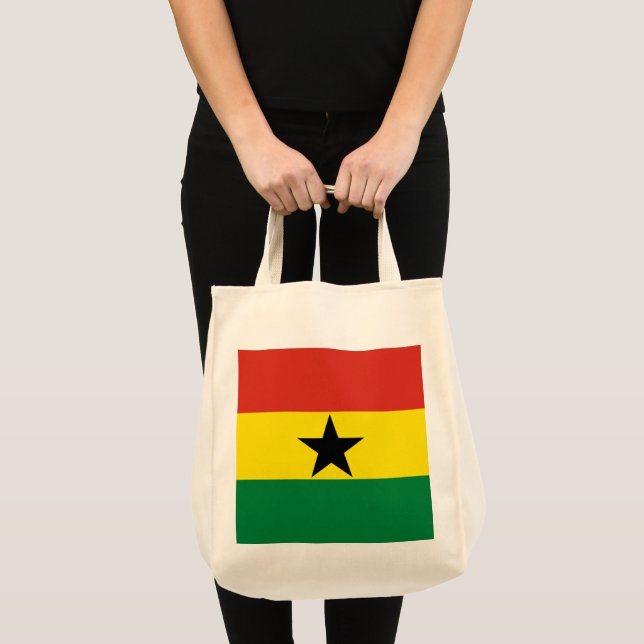 Ghana flagga tygkasse (Framsida (produkt))