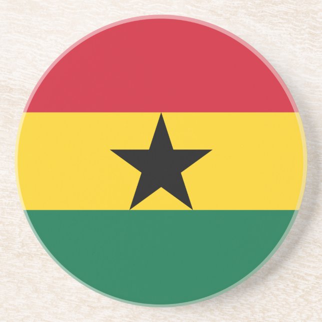 Ghana Flagga Underlägg (Framsidan)