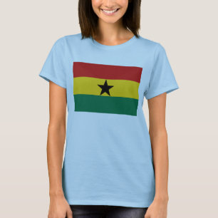 Ghana Flagga x Karta T-Shirt