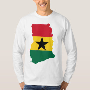 Ghana flaggakarta GH T-shirt