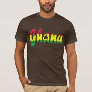 Ghana flaggaT-tröja T Shirt
