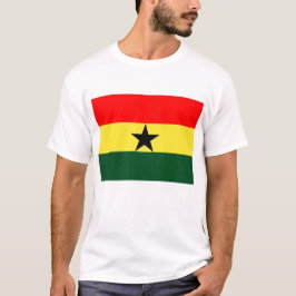 Ghana flaggautslagsplats t-shirt