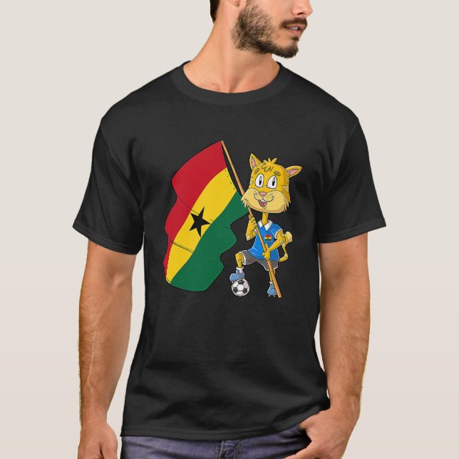 Ghana Fläkt Cat T Shirt (Framsida)