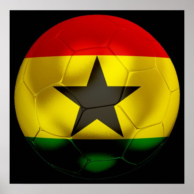 Ghana Football Poster (Framsidan)