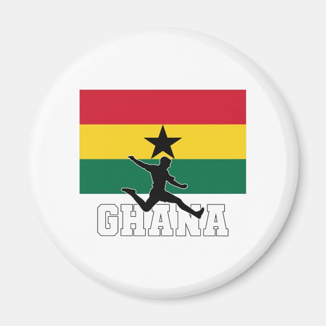 Ghana Football Soccer National Team Magnet (Framsidan)