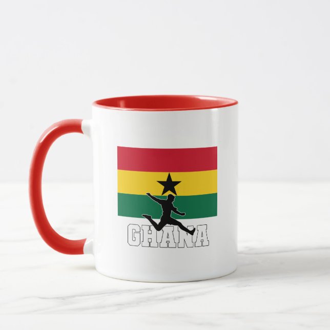 Ghana Football Soccer National Team Mugg (Vänster)