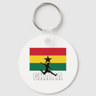 Ghana Football Soccer National Team Nyckelring