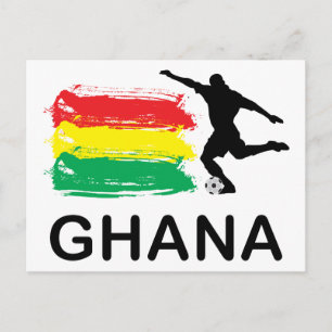 Ghana Football Vykort
